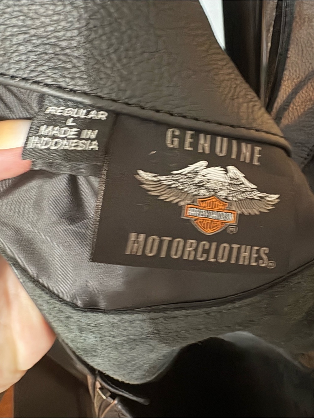 NWT Harley-Davidson Black Leather Chaps Large - Picture 8 of 12